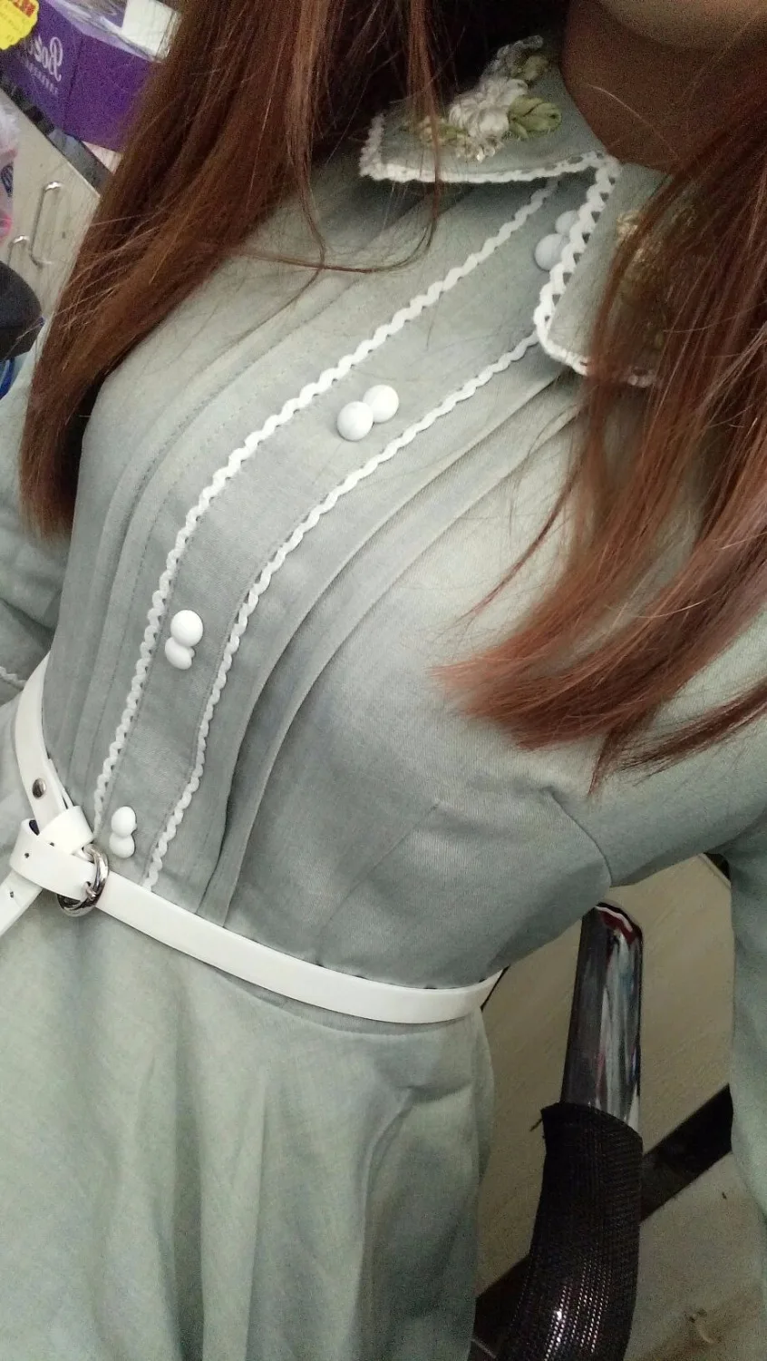 

2019 spring fashion brand retro style high waist embroidery dress female high quality sweety lace big swing dress wj1945
