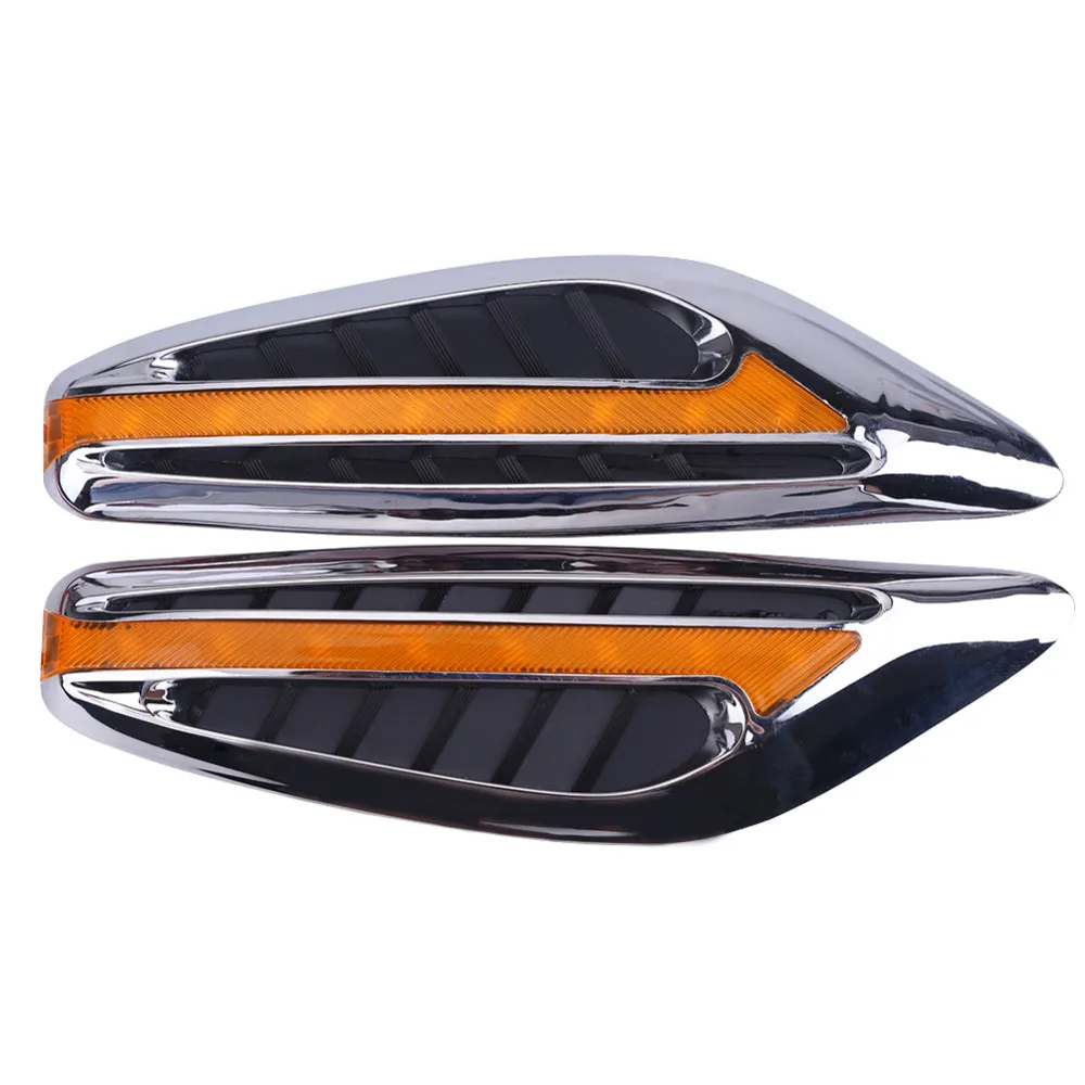 2 шт. светодиодный светильник на рулевое управление крыло боковая лампа DC 12 В в