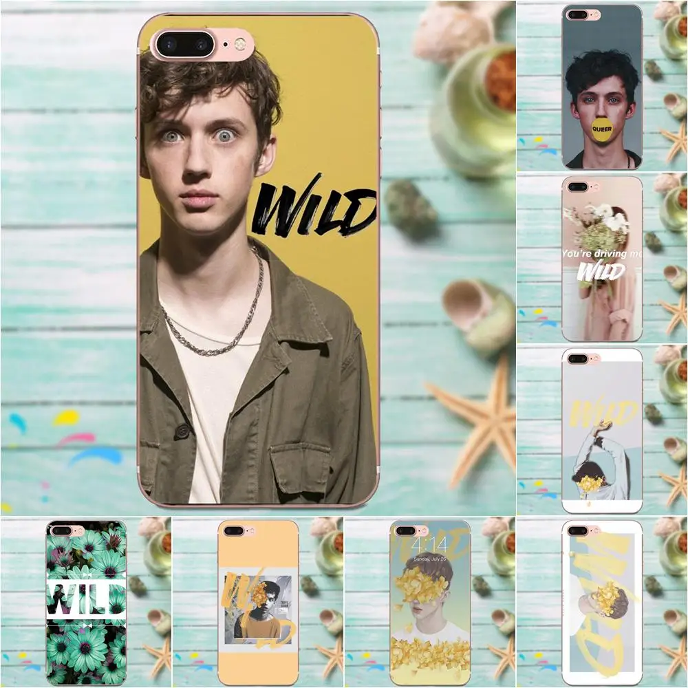 Troye Sivan Wild Lyrics Lockscreen TPU чехол для телефона Samsung Galaxy Note 5 8 9 S3 S4 S5 S6 S7 S8 S9 S10 mini Edge Plus