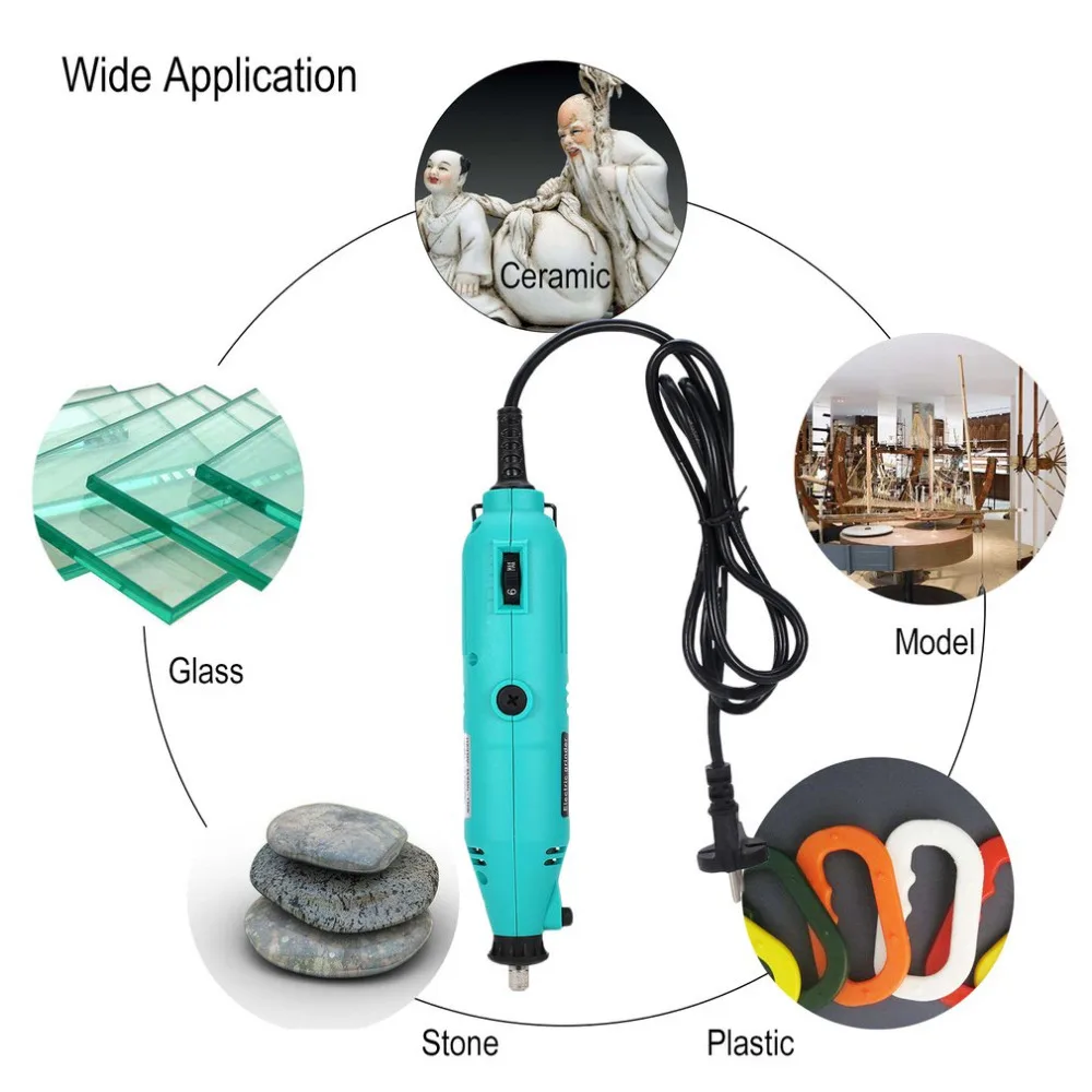 Electric Drill Mini Grinder Variable Speed Drilling Engraving Flex Shaft Locator DIY Power Rotary Tool Kit Engraver Pen | Инструменты