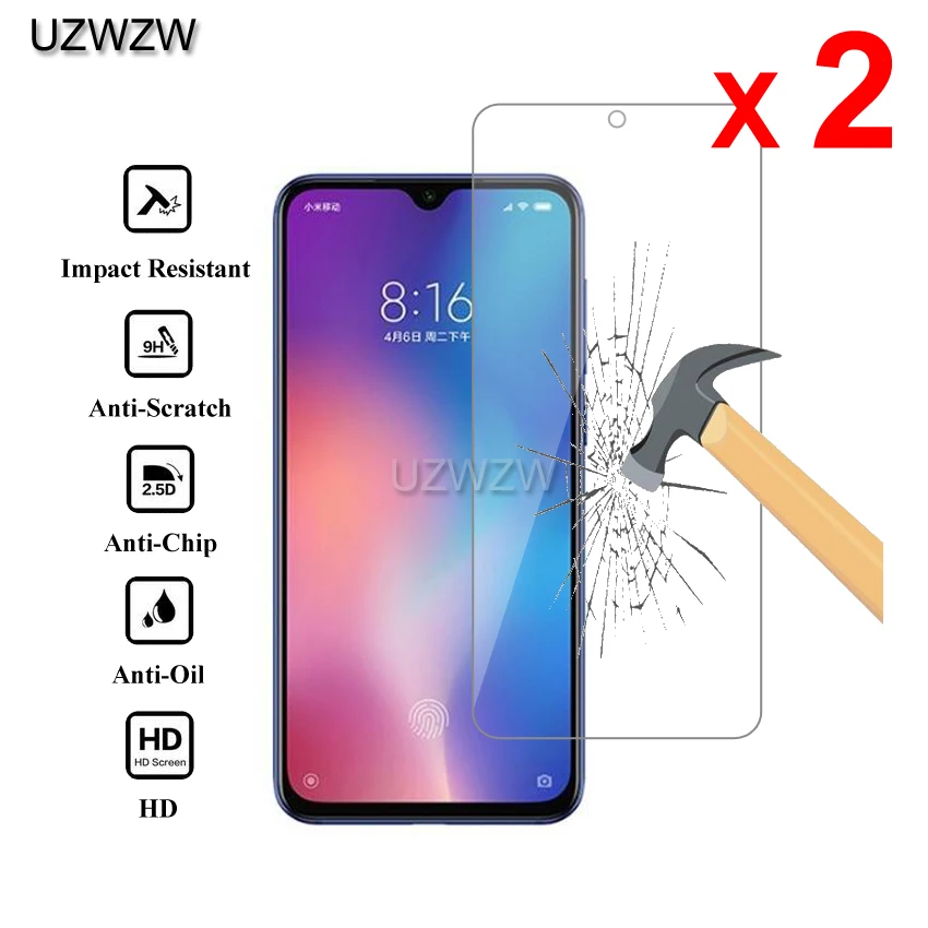 2 шт для Xiaomi mi 9 SE Pre mi um 2.5D 0,26 мм Закаленное стекло Защитная пленка, стекло для Xiaomi mi 9 SE