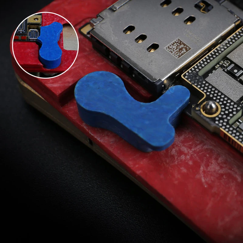 Механический ремонт материнской платы Iphone X CPU A11 IC удаление клея охлаждение
