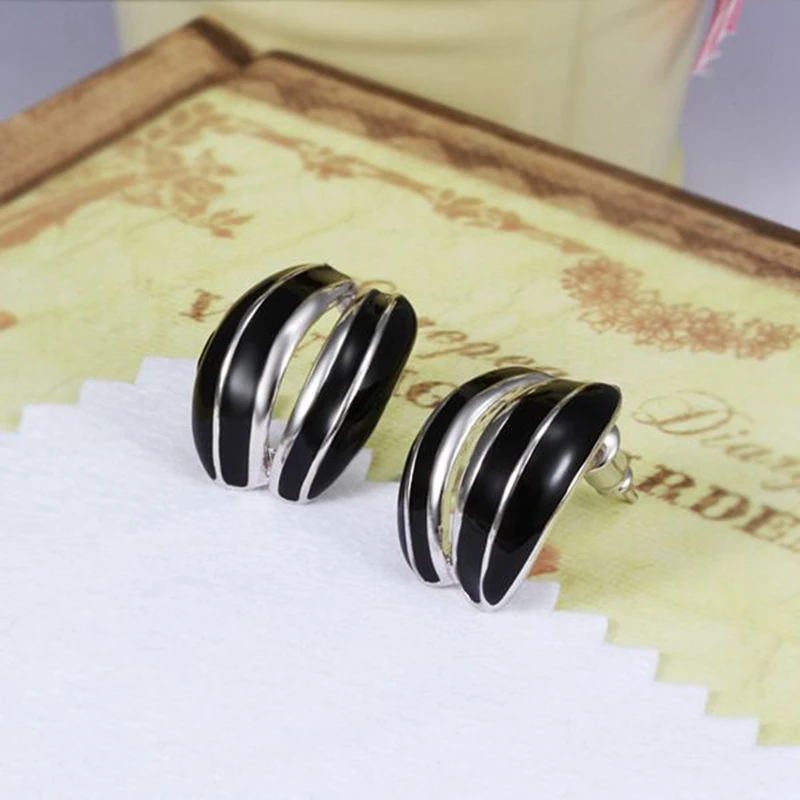 Earrings 18K Gold Beautiful Inlaid Crystal Popular Jewelry Wholesale Prices iiur LGPE636 | Украшения и аксессуары