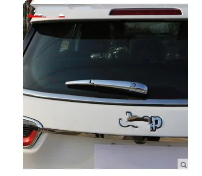 For Jeep Compass 2017 Car-styling ABS Chrome Plated Rear Wiper Cover Car Styling Auto Window Decoration Sequins car accessories |