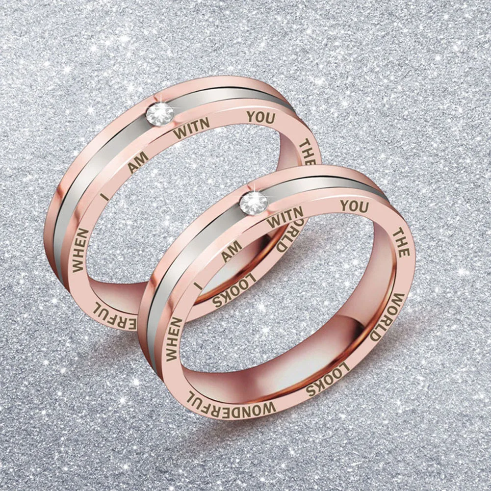 Модные ювелирные изделия розовое золото поверхность центральный и канавки все