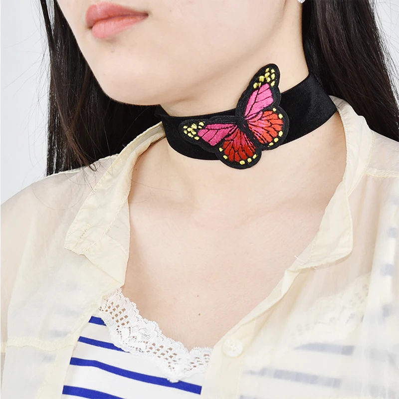 ZHANYU ЮВЕЛИРНЫЙ Бренд Новый Стиль Моды Женщины Вышивка Чокеры Ожерелья Завод