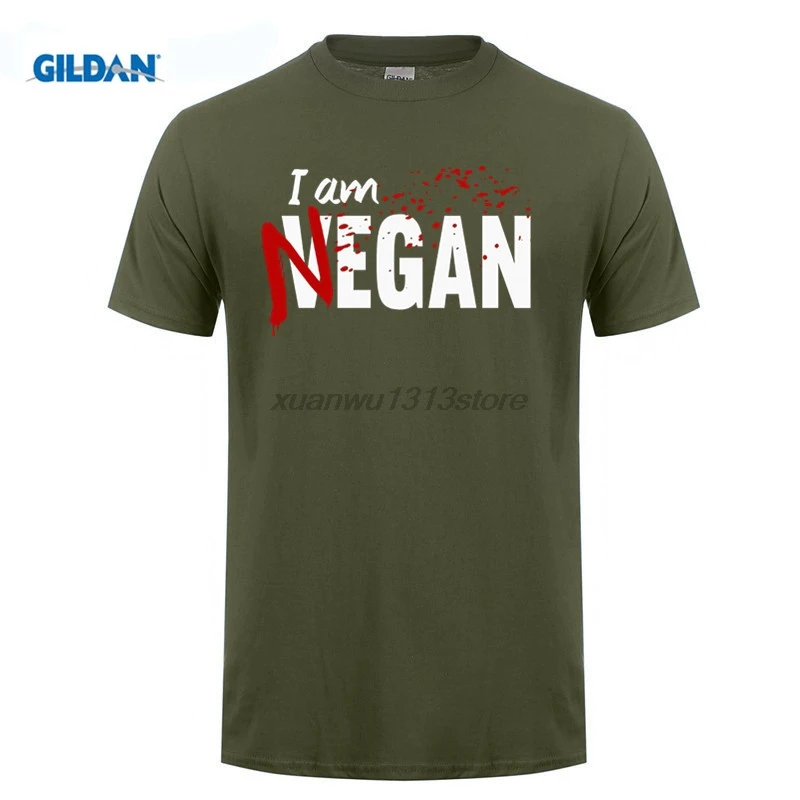 GILDAN I'm Negan/футболка для мужчин Новое поступление простые футболки свободные с