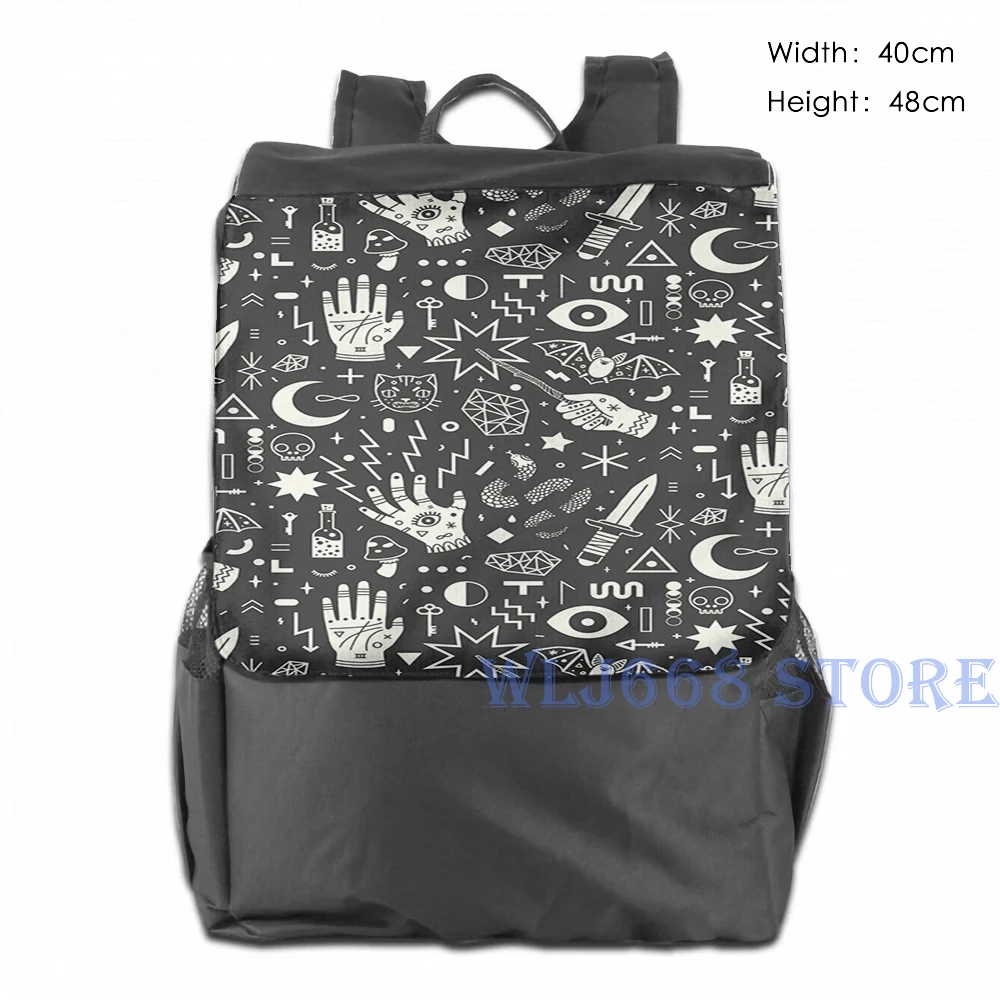 Забавные сумки через плечо с графическим принтом женский рюкзак (2) на одно для