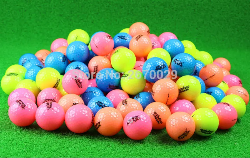 Кристальный прозрачный мяч для гольфа 12 шт. двухслойный высококачественный игры