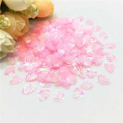 Transparent Pink Блестки с блестками 6*8 мм прозрачные розовые свободные поливинилхлоридные блестки DIY шитье танцевальное платье одежда Скрапбукинг Аксессуары 20 г - Цвет: Transparent Pink