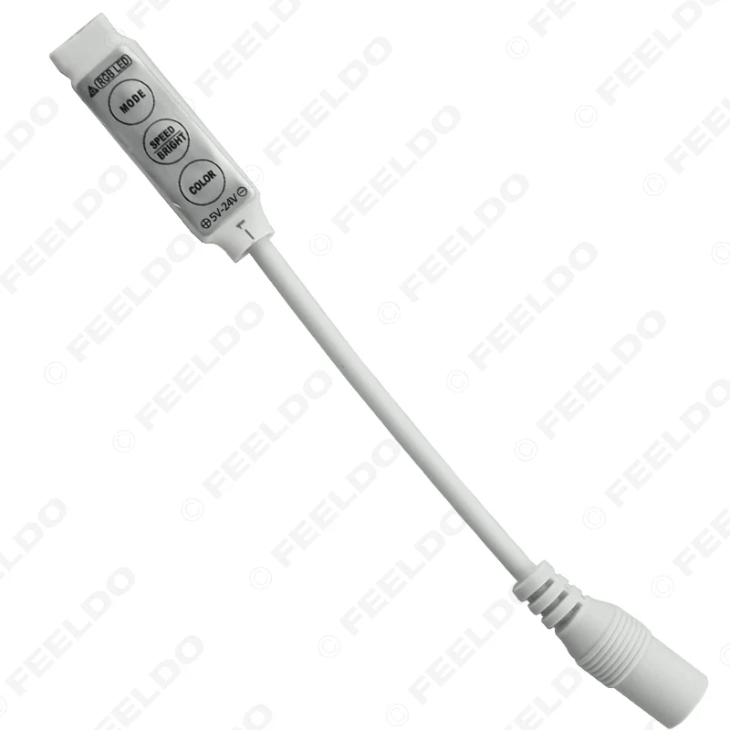 FEELOD 1 шт. 4Pin Светодиодная лента Flasher Модуль Flash Strobe контроллер DC Женский адаптер