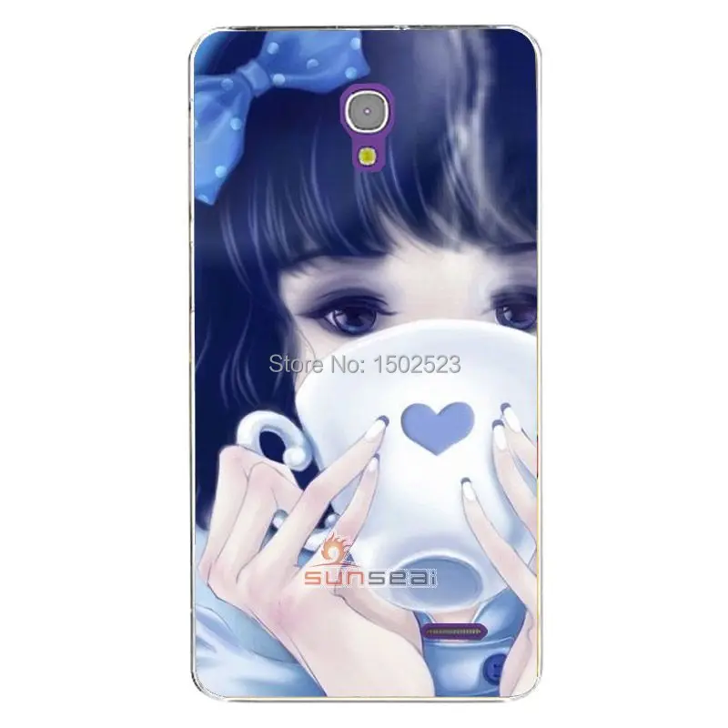 For Alcatel One Touch Pop 2 4.5 5042 5042X 5042D 5042E Case Effiel Tower Cartoon Butterfly Hard Transparent Phone |