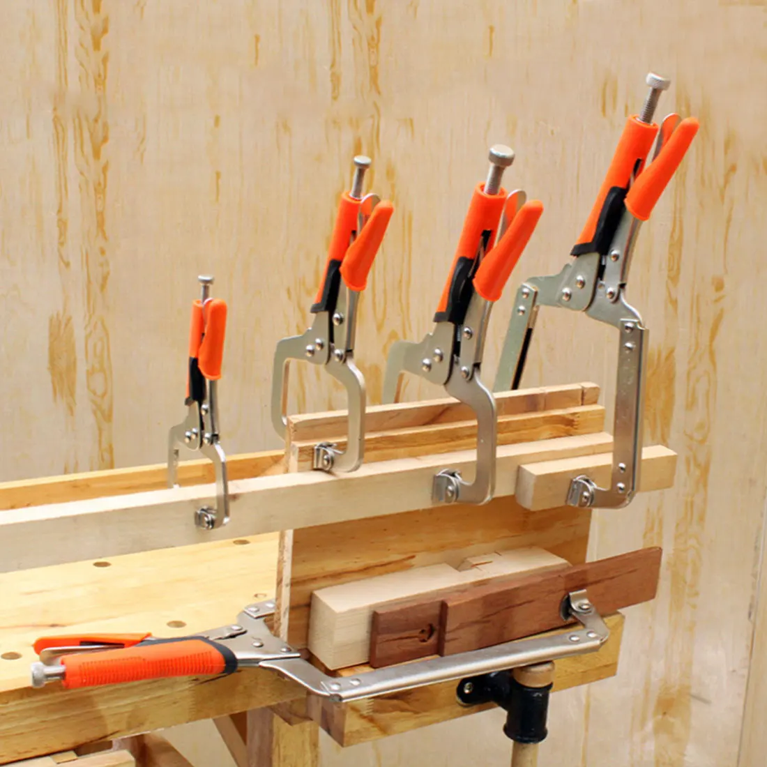 Многофункциональные стальные зажимы типа C фиксирующие плоскогубцы для