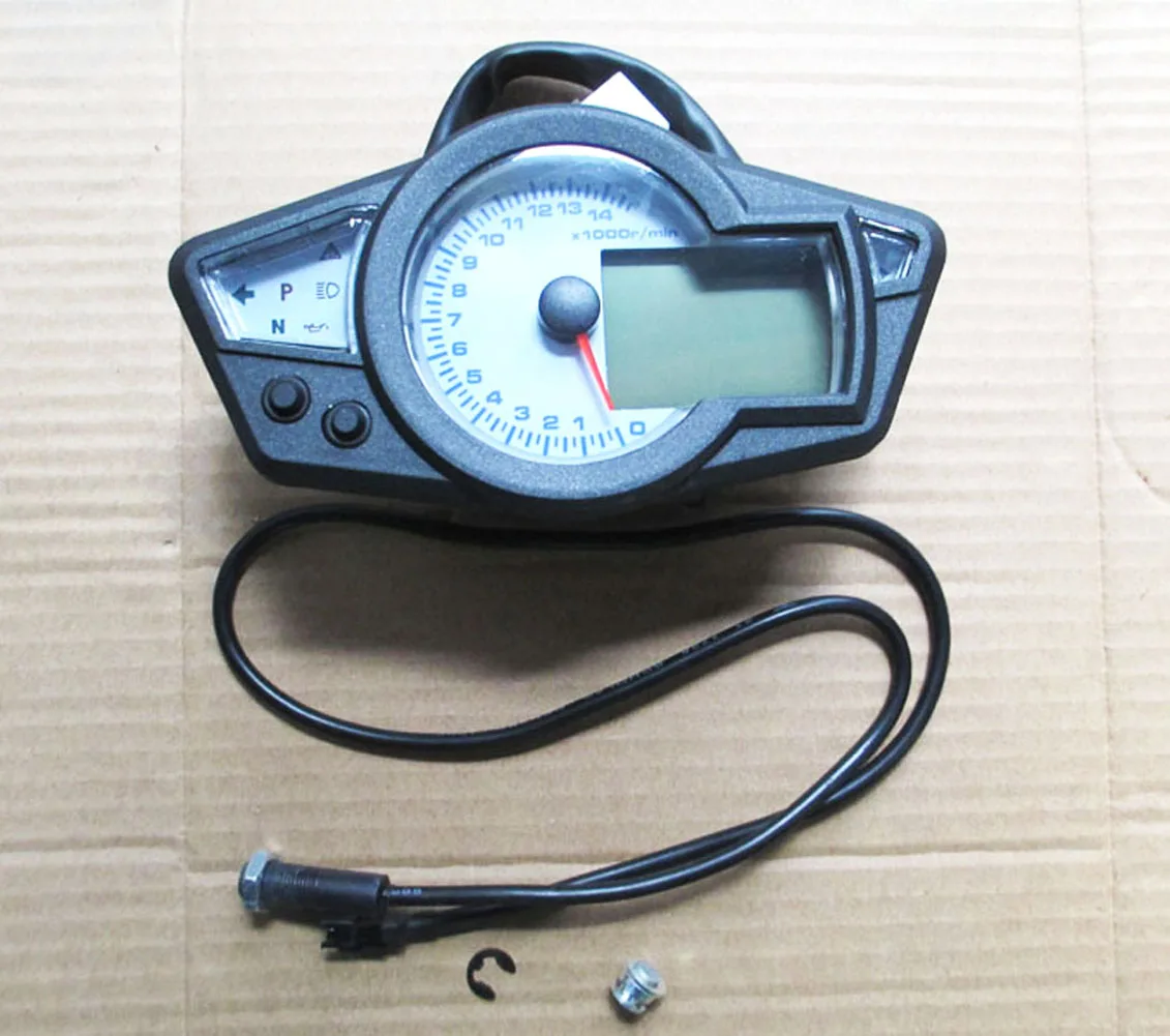 SAMDO Регулируемый мотоцикл 14000 об/мин ЖК цифровой одометр спидометр тахометр