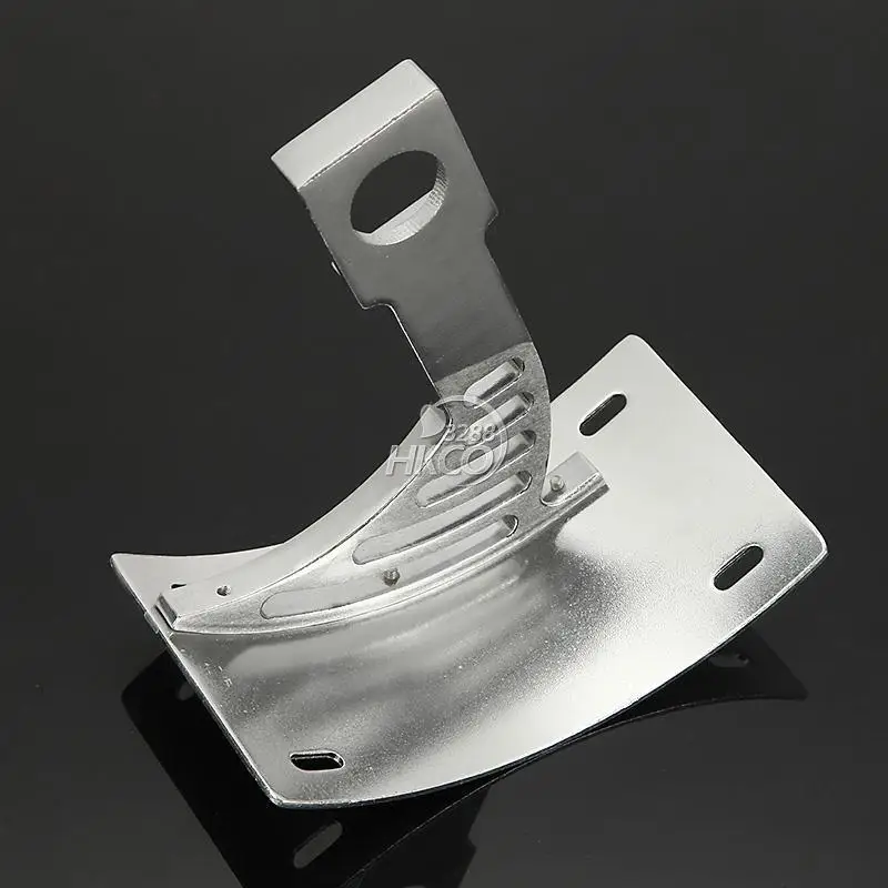 Серебряный изогнутый держатель номерного знака мотоцикла для Yamaha YZF R6S 1998-2002 YZF-R1