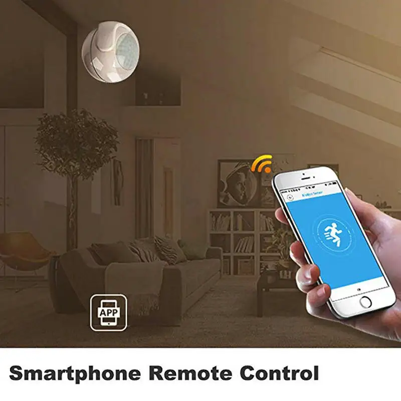 WIFI PIR датчик движения для TUYA умный дом видео сигнализация комплект поддержка Wifi с