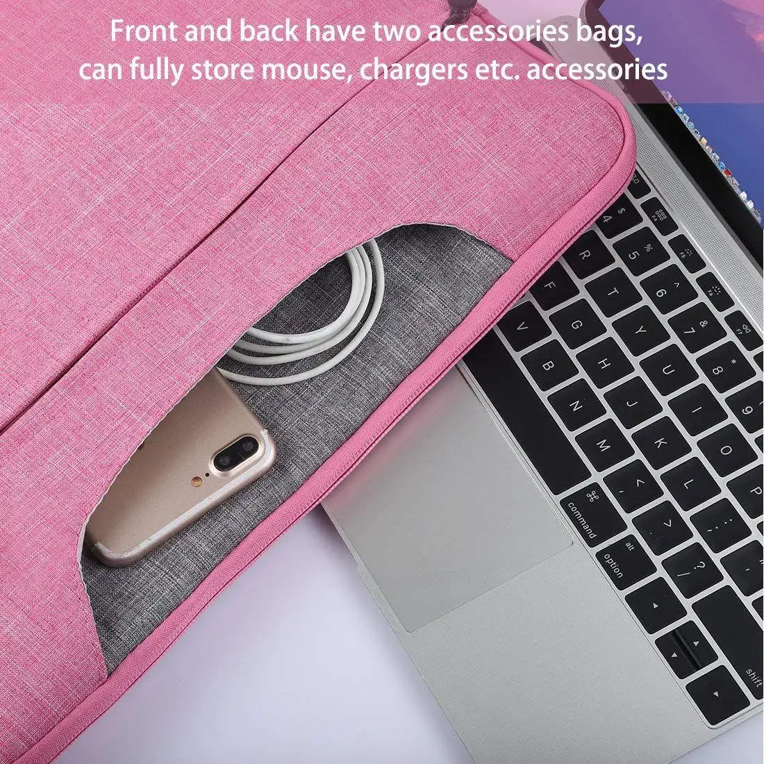 HAWEEL Laptop Sleeve Case Protective Bag for 15-15.6 Inch MacBook Pro Notebook Computer Multifunctional Carrying | Компьютеры и офис