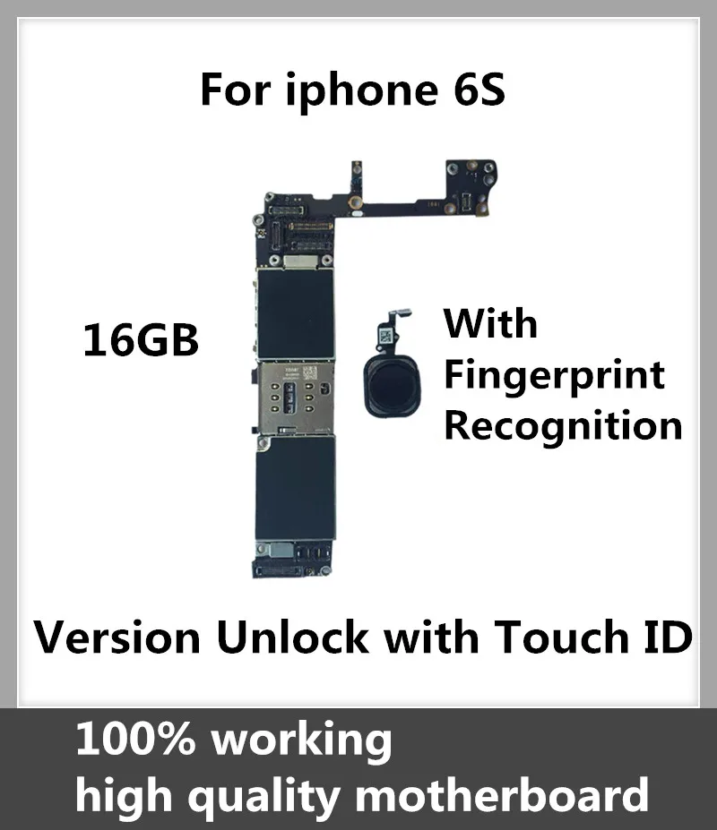 Оригинальная материнская плата для iPhone 6S 4 7 дюйма 16 ГБ Заводская