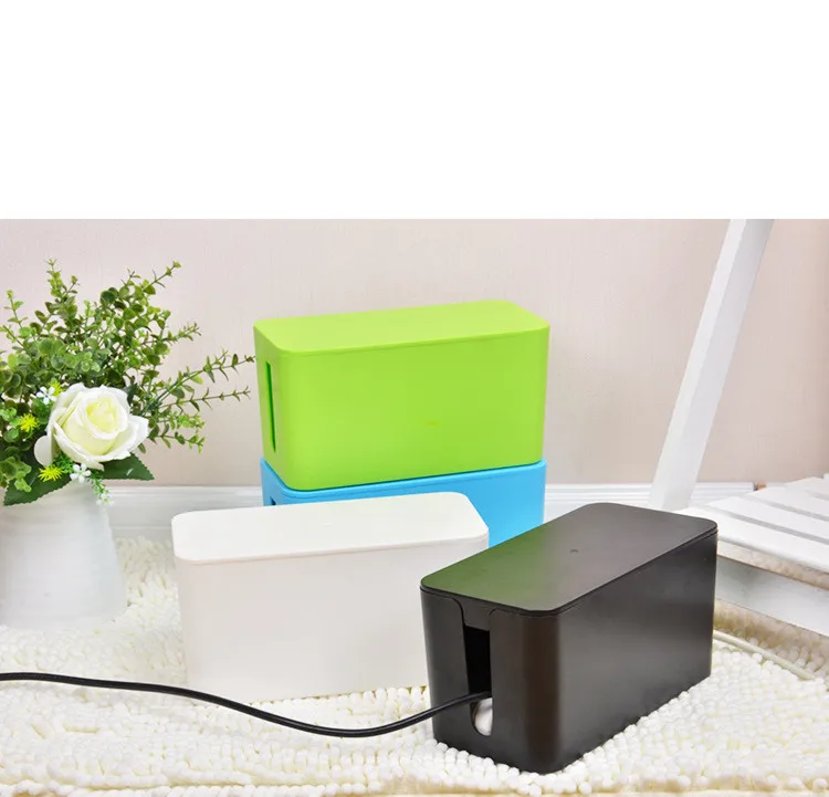 Пластиковая коробка для хранения проводов 1 шт. органайзер линий питания чехлы