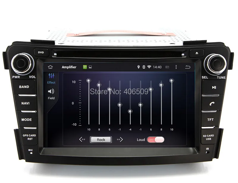 Автомобильный DVD-плеер на Android 7 1 С GPS-навигацией для Hyundai i40 2011 2012 2013 с радио BT USB AUX