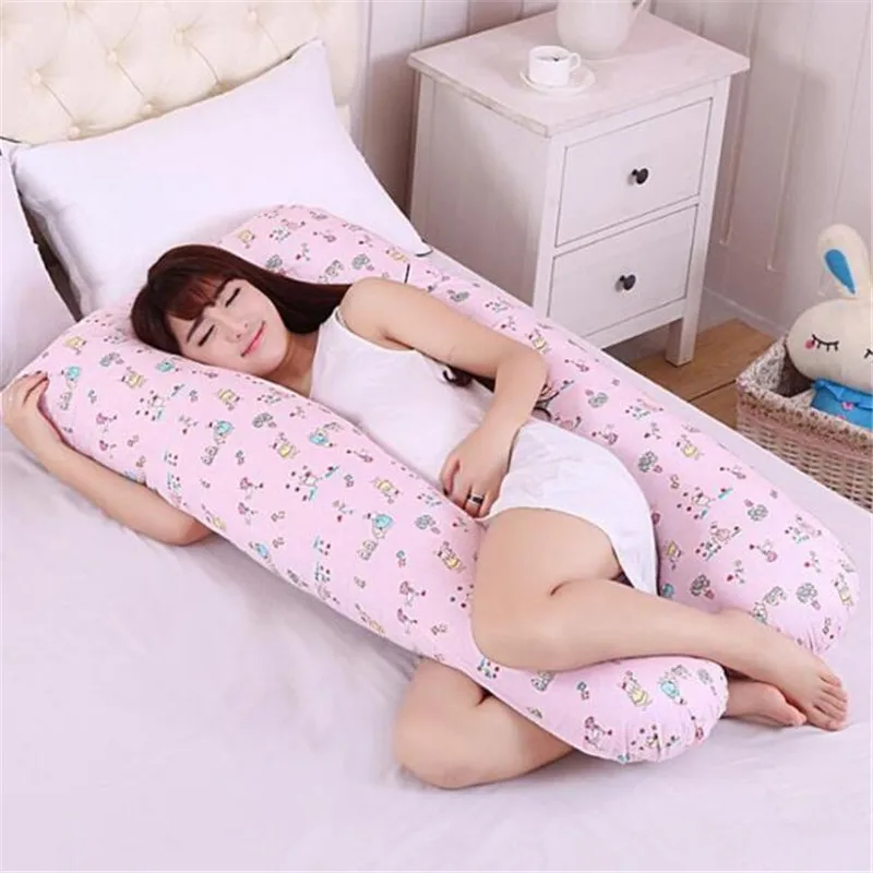 Rabbit Pillow Удобные u-образные подушки для беременных, лучше всего для боковые шпалы - Цвет: Rabbit Pillow