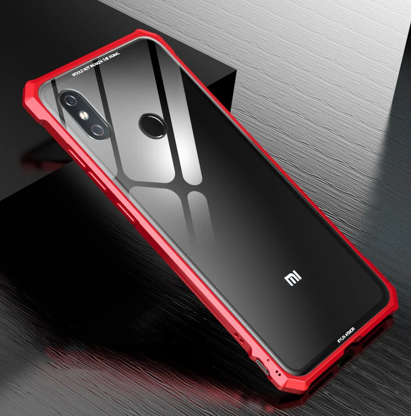 Для Xiaomi mi 8 чехол Роскошный Жесткий металлический алюминиевый сплав прозрачное стекло Броня противоударный чехол для телефона mi 8 Explorer чехол