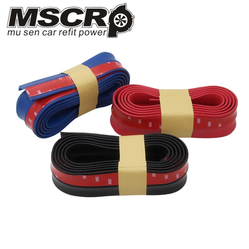 Высокое качество резиновый мягкий бампер полоса автомобиля внешний передний губ