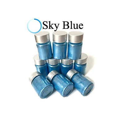 Sky Blue 20 г съедобный цветной пищевой порошок для украшения торта шоколадного желе, художественное украшение еды, помадка пигмент - Цвет: Sky Blue