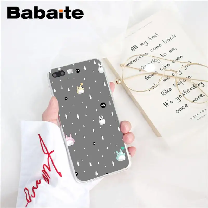 A10 Babaite Хаяо Миядзаки Тоторо DIY печать рисунок чехол для телефона для iPhone 6S 6plus 7plus 8 8Plus X Xs MAX 5 5S XR 10 - Цвет: A10