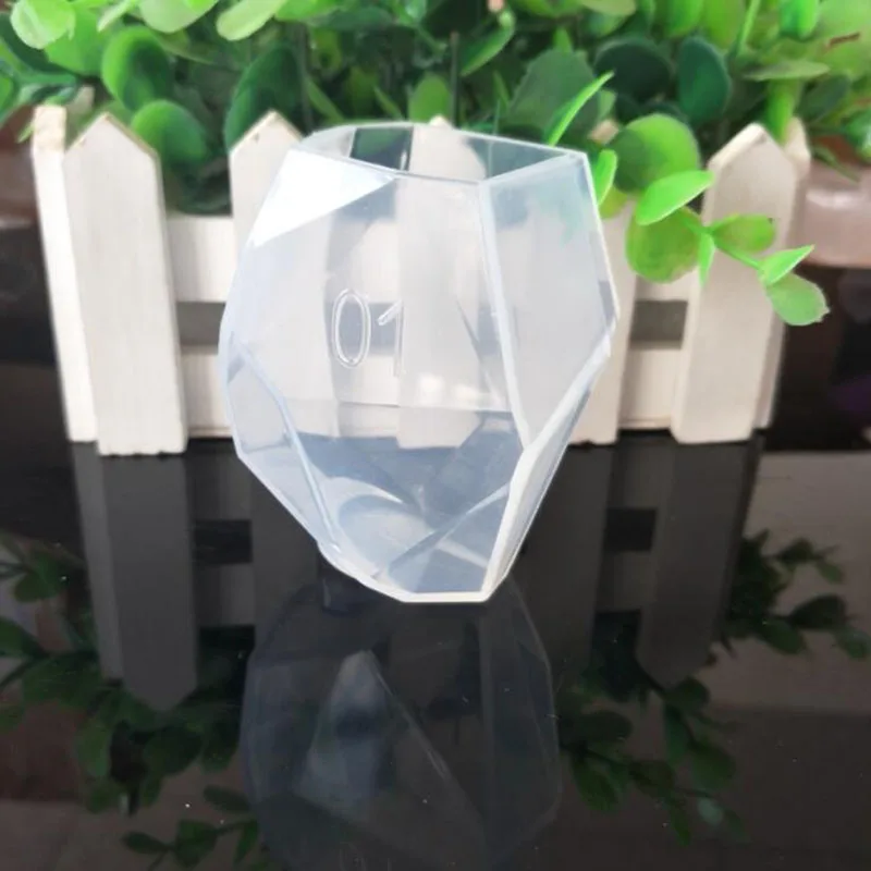 Силиконовая кристаллическая форма Геометрическая DIY для мыла смола ювелирное
