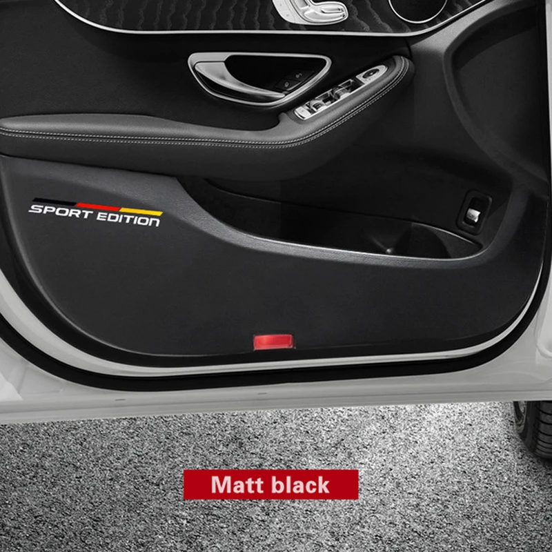 Наклейки на дверь автомобиля защита от ударов ультратонкая кожаная защитная