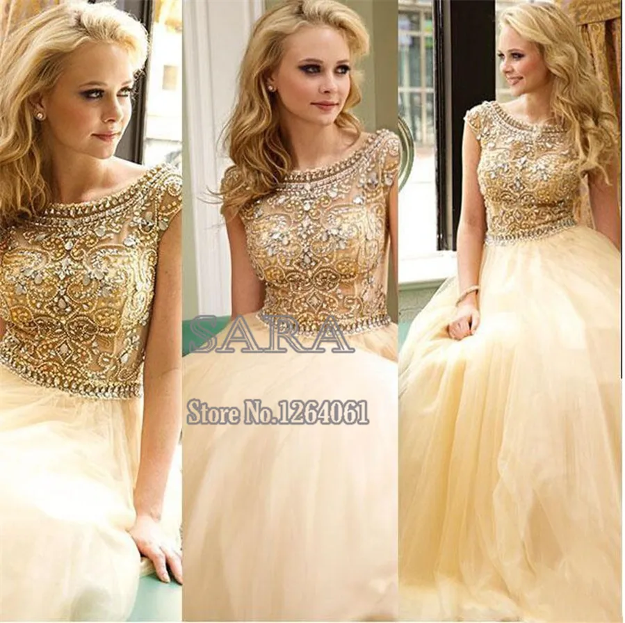 Женское Тюлевое платье с рукавами крылышками и бисером|sexy prom|prom dresses champagnegown prom |