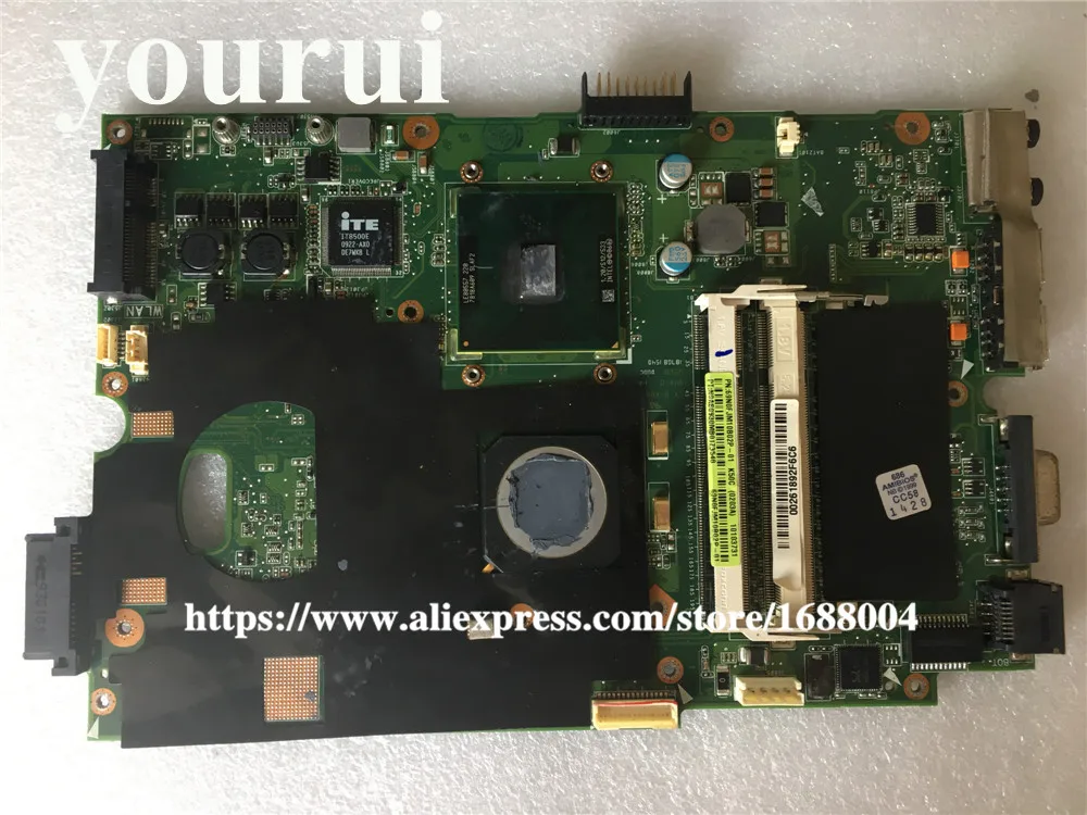 Материнская плата для ноутбука ASUS K40C K50C материнская 14 дюймов HD REV 2 1 USB2.0 DDR2 VRAM SiS 672 +