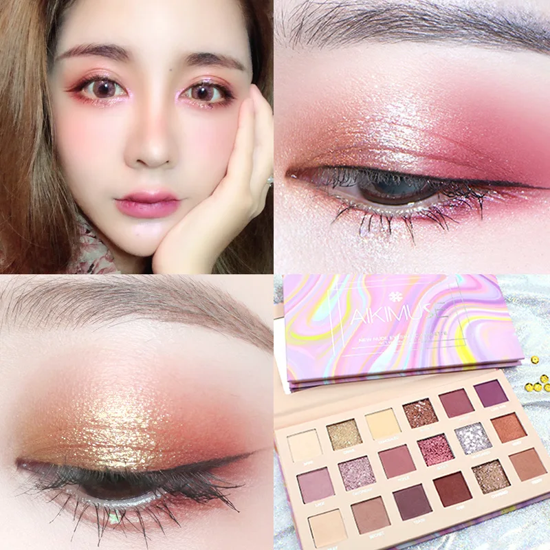 AIKIMUSE любит имя пустыня Роза звезда матовые тени для век с перламутровым блеском