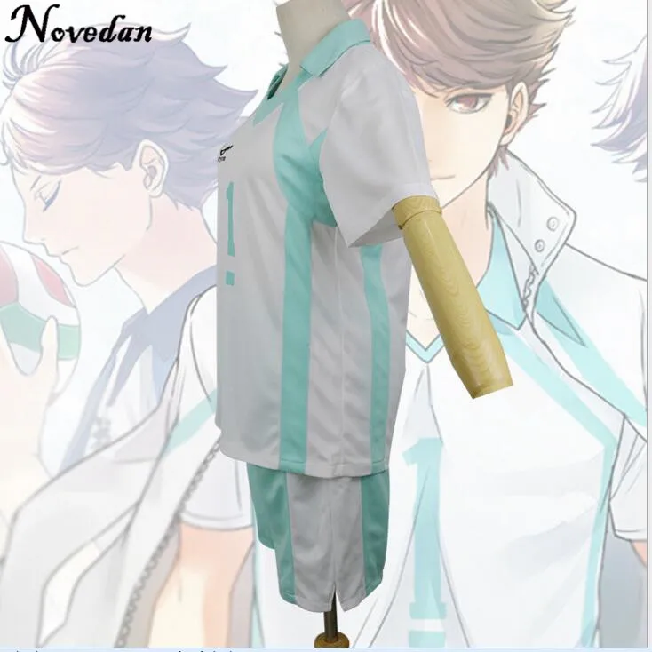 Карасуно старшеклассница волейбольная Клубная форма Haikyuu! Aoba Johsai Oikawa Tooru Косплей рубашки под костюм и брюки комплект