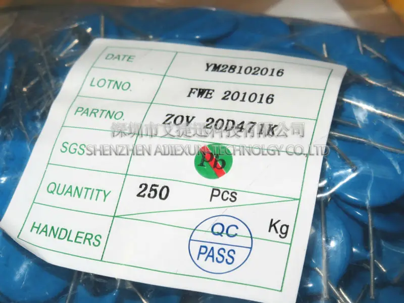 

50Pcs 20D471K DIP VARISTOR in stock 100%New and original
