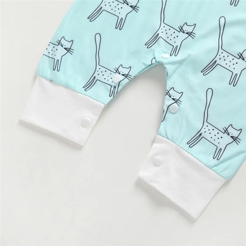 

Baby boy girl clothes summer 2019 new Infant Baby Boys Girls Cartoon Animal Print Romper Jumpsuit Outfits Set Clothes #4M01