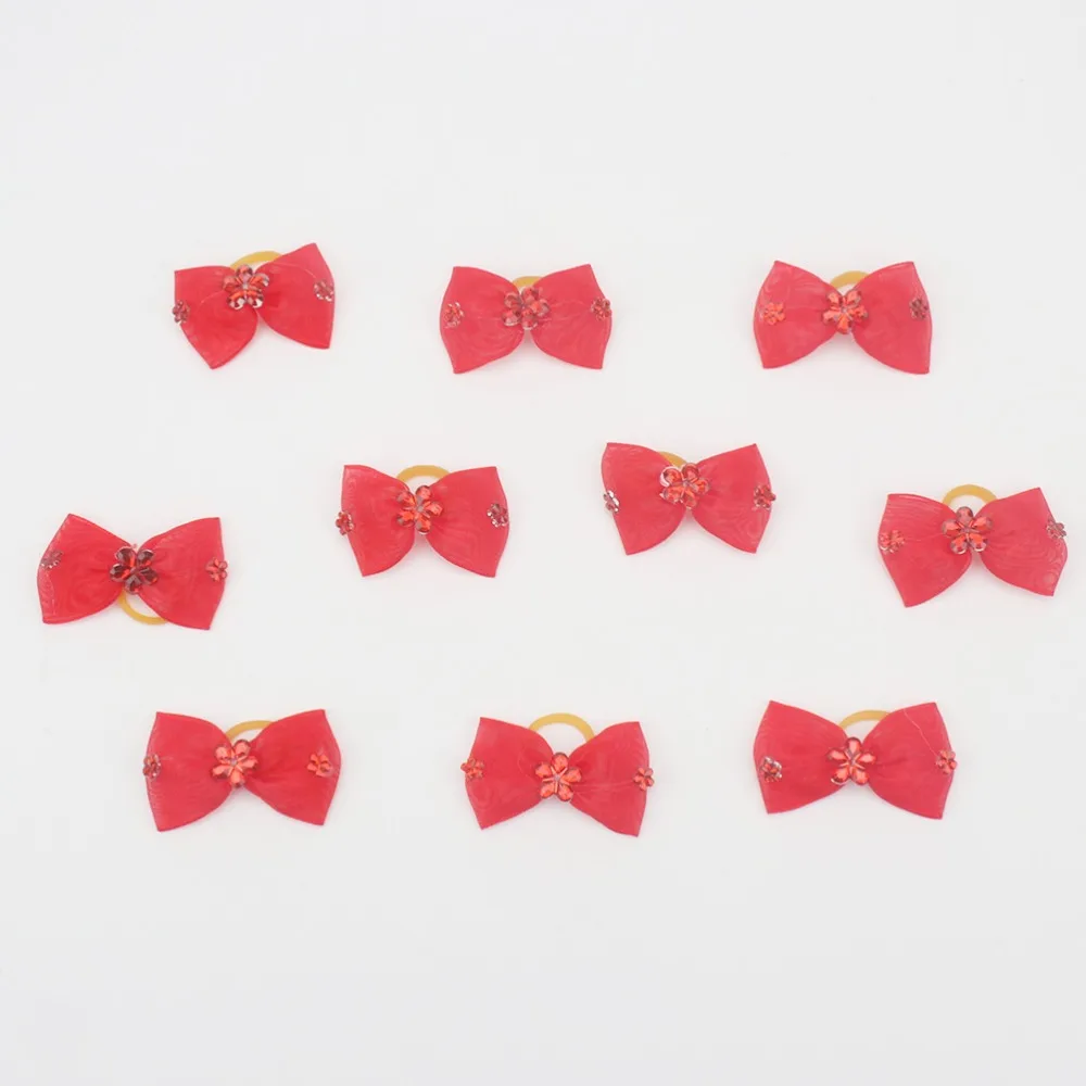 Small Dogs Accessories Bows Hair Product Yorkshire terrier For Pets Supplies Grooming animali accessori per cani | Дом и сад