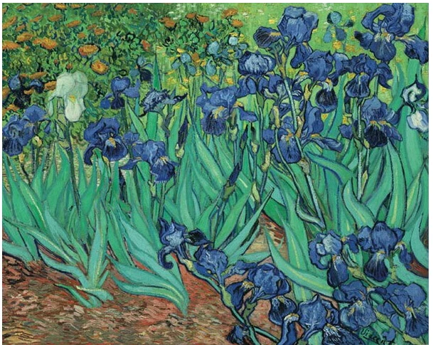 

Full square diamond embroidery Van gogh irises 5d diamond mosaic cross stitch picutre of rhinestones home decor Christmas gift