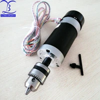500w brushless motor drill chuck 48vdc cnc engraving milling air cooled spindle fan long mouth tightening 1 5 10