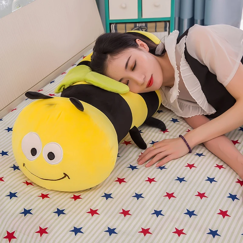 Candice guo плюшевая игрушка мягкая кукла мультфильм животное подушка Пчелка Подушка