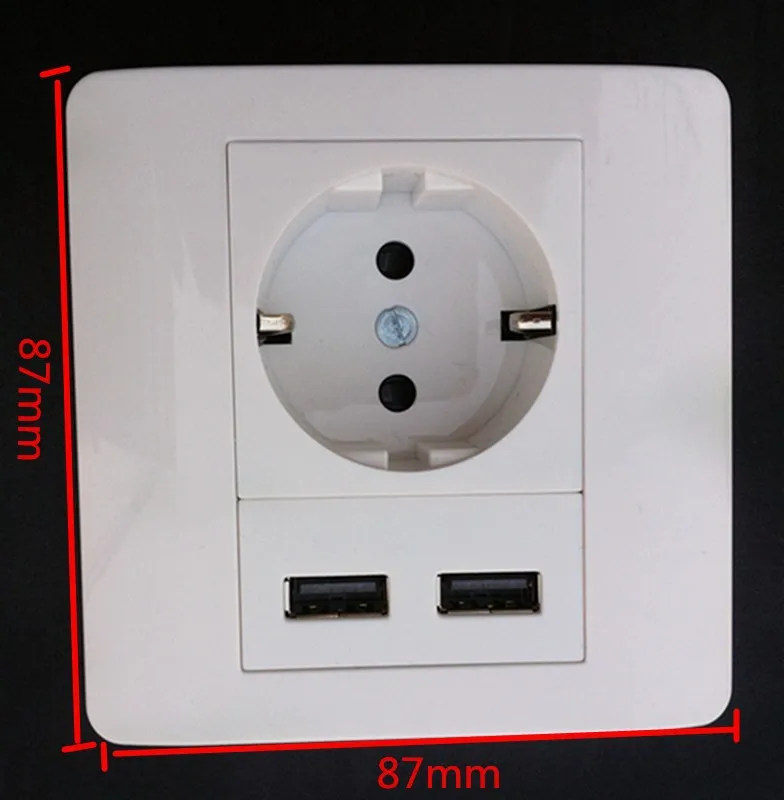 Сенсорный выключатель 2100 мАч Homekit настенное зарядное устройство адаптер розетка