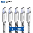 Кабель зарядный EECPT USB Type-C для Samsung S10 S9 Xiaomi Redmi Note 7, 5 шт.упаковка