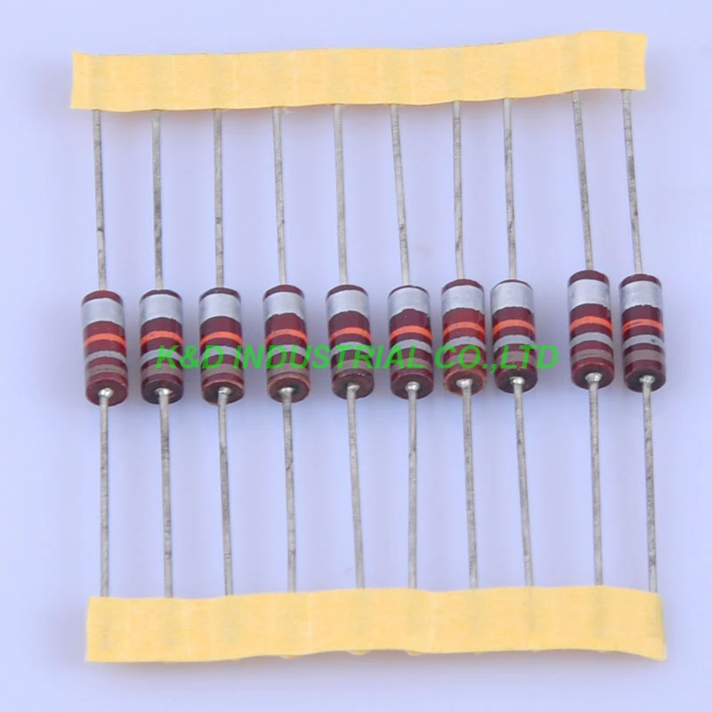 

10pcs Carbon Composition Vintage Resistor 0.5W 18K Ohm