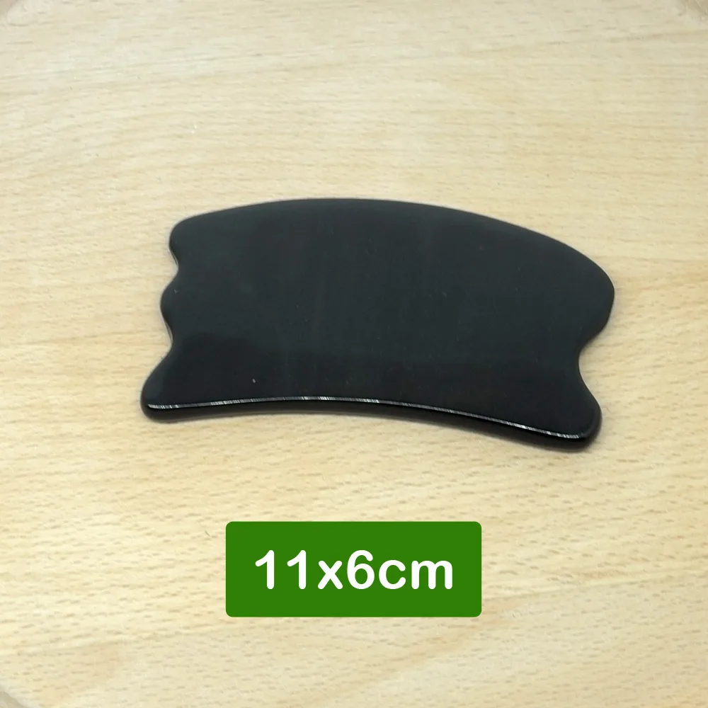1pcs Gua Sha соскабливающий массажный инструмент массажер для тела Когтеточка Guasha доска спа буйвол скребок для лица забота о здоровье тела против морщин - Цвет: 1pcs