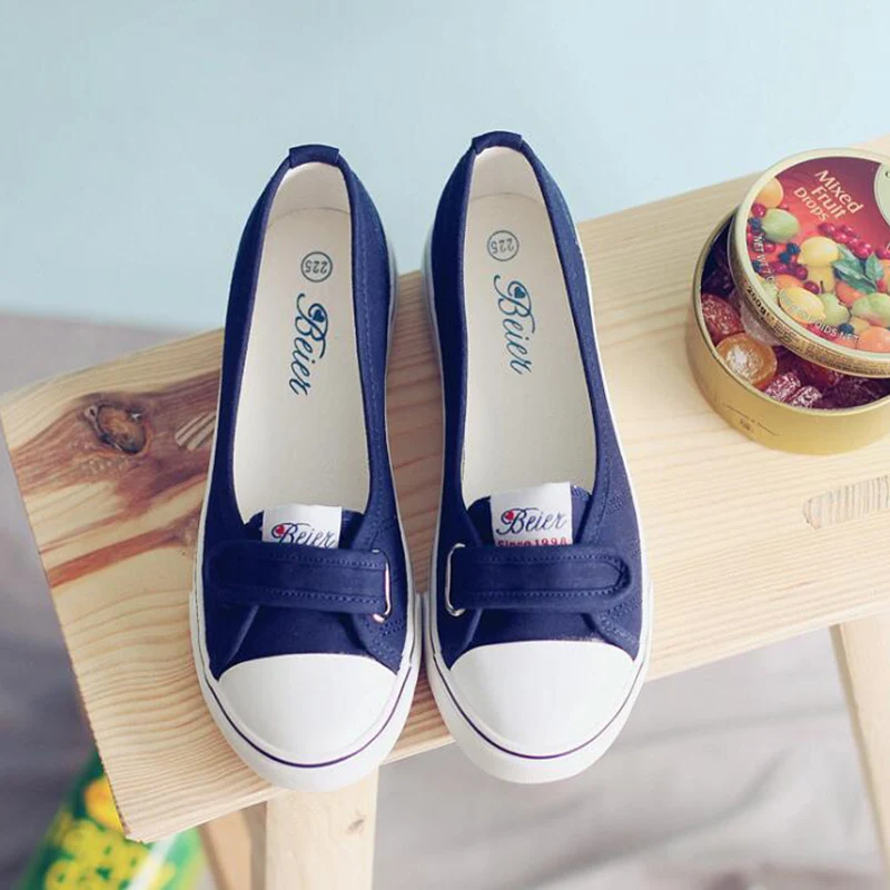 Новинка 2019 года Женская рабочая обувь женская повседневная однотонные лоферы