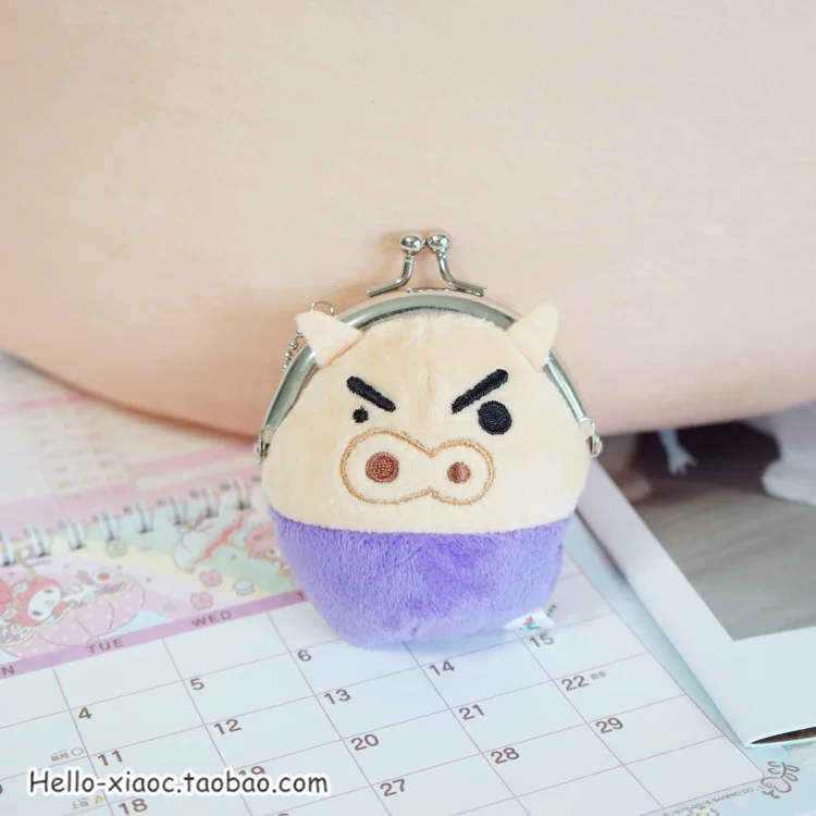 1 шт. Crayon Shin-chan плюшевые кошельки мультфильм японское аниме Shin-chan плюшевые куклы для сумки подвеска брелок детские подарки