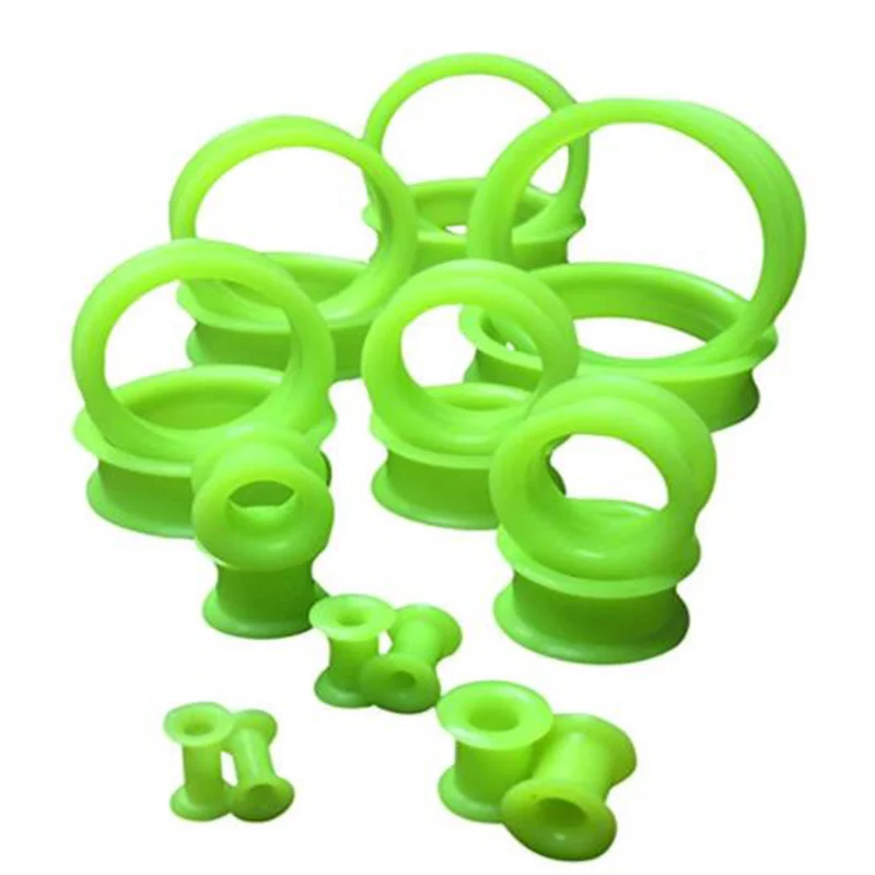 Женские акриловые затычки для ушей и туннели в стиле панк 1 пара размеры пирсинга