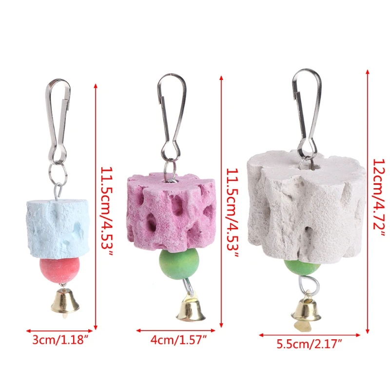 Попугай минеральный камень шлифовальный рот молярные подвесные птицы