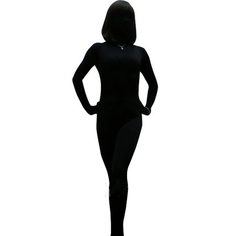 

(SCNL005) черный полный комбинезон из спандекса и лайкры, комбинезон Zentai, взрослый размер